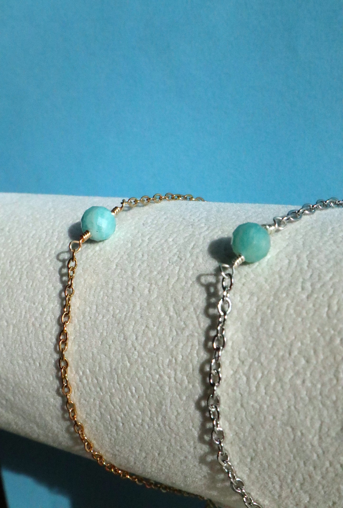 Stainless Steel Amazonite Bracelet