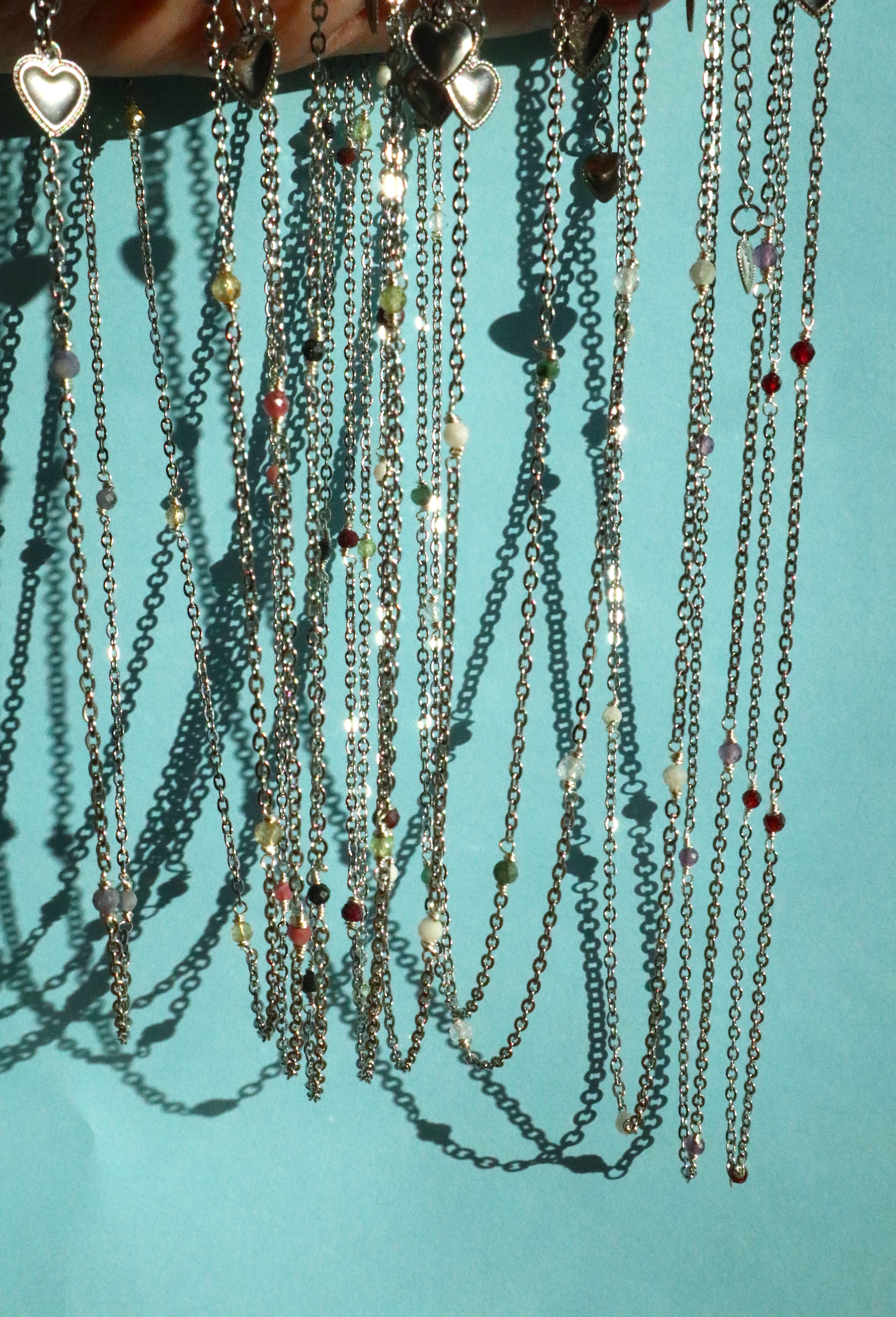 Stainless Steel Birthstone Necklaces