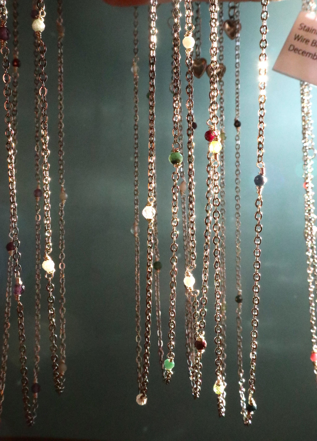 Stainless Steel Birthstone Necklaces