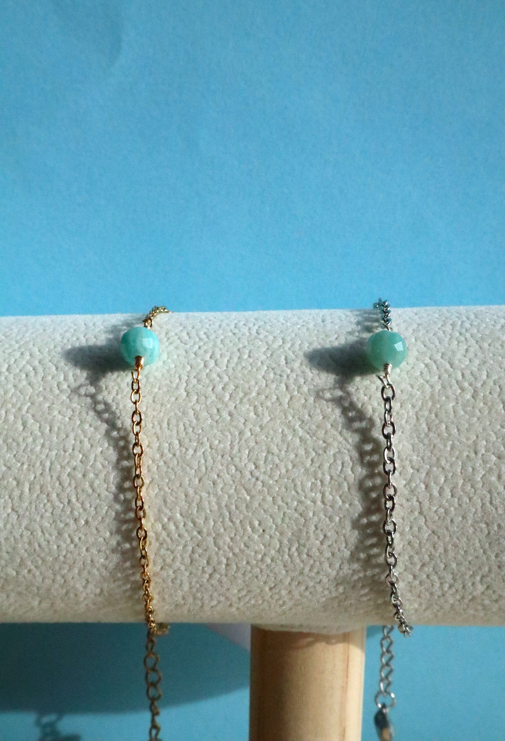 Stainless Steel Amazonite Bracelet